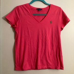 Pink Ralph Lauren polo